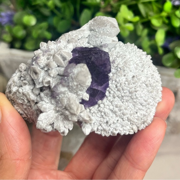 Candle Quartz with Purple Fluorite and Galina from Inner Mongolia - Picture 3 of 4